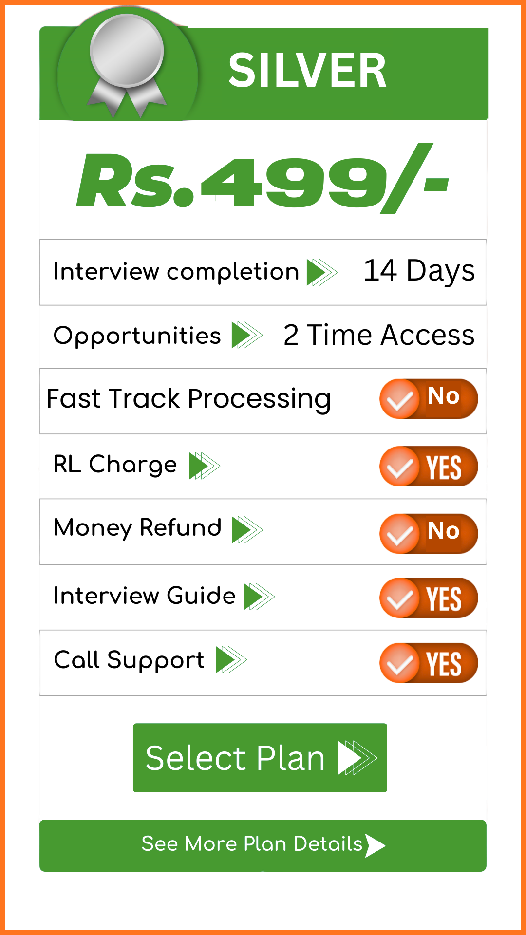 MI Work Silver Package